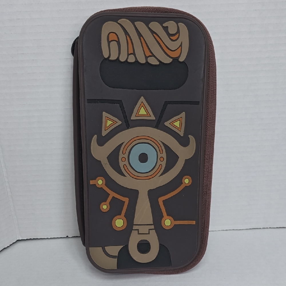 Zelda Nintendo Switch Carrying Storage Case Brown and Tan Gaming Console Case